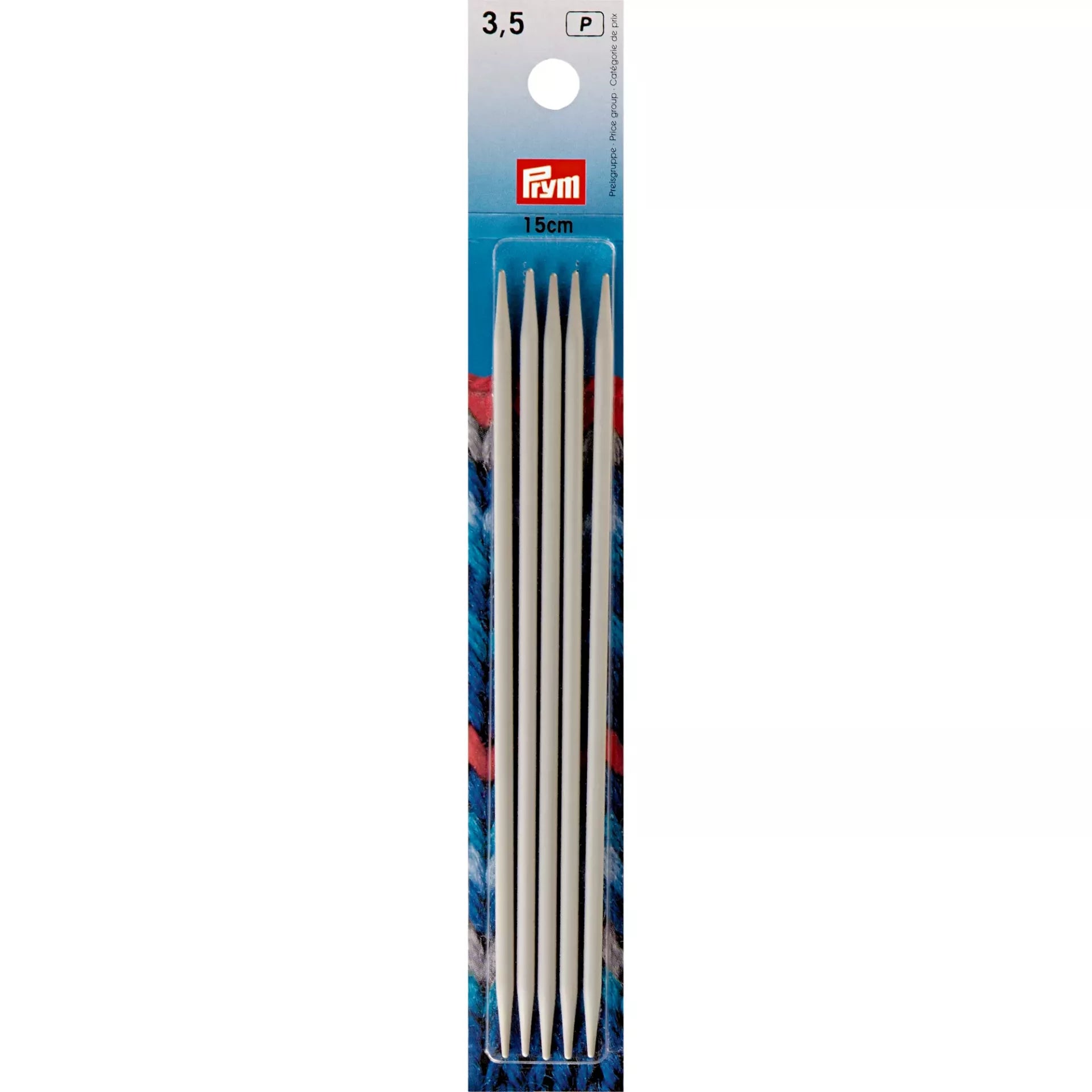 Aiguilles tricot 2 pointes alu 15 cm PRYM