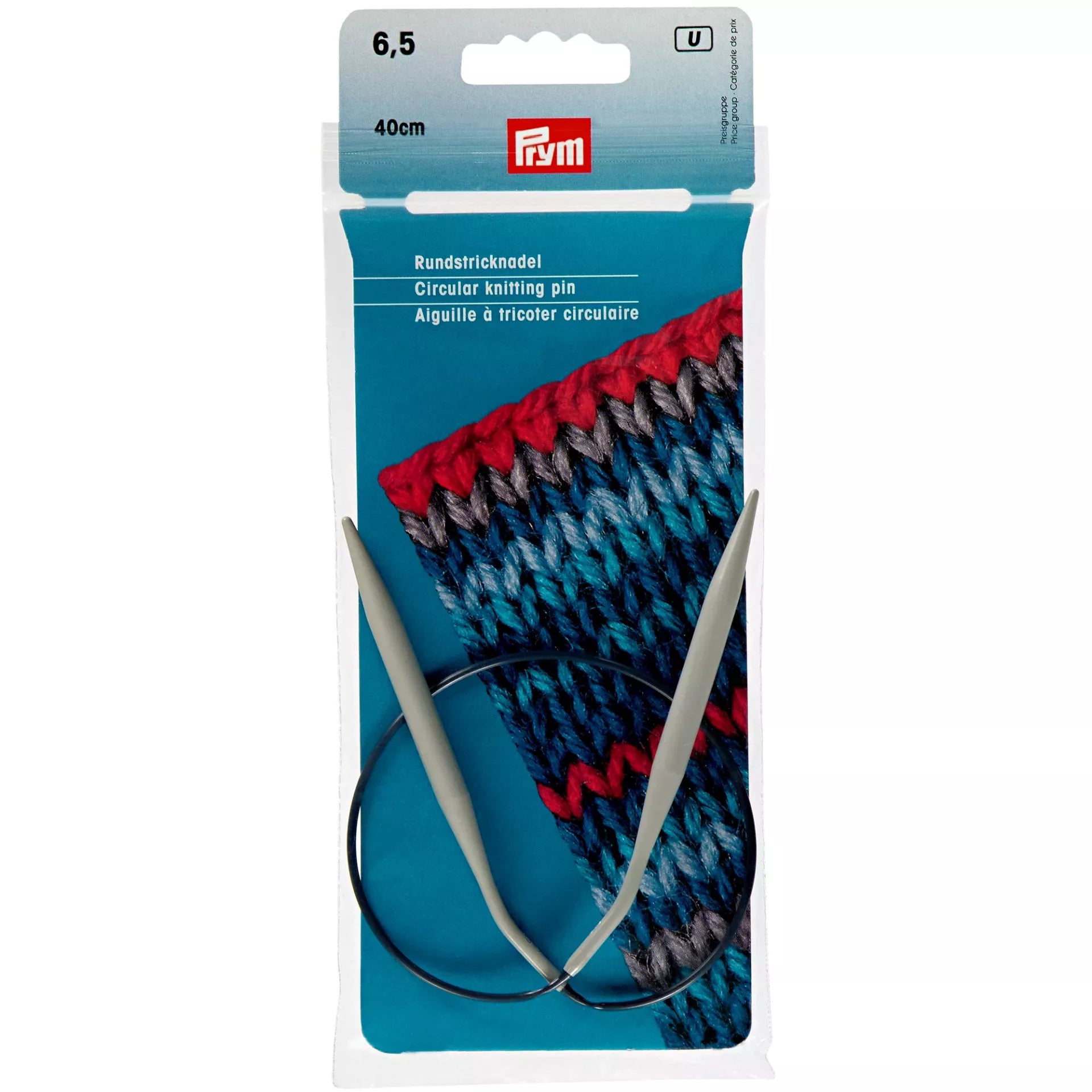 Aiguilles circulaires tricot alu 2 à 10 mm - 40 à 80 cm PRYM, PONY et COSE