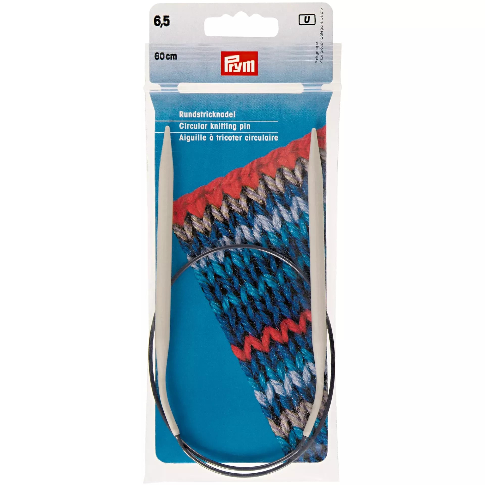 Aiguilles circulaires tricot alu 2 à 10 mm - 40 à 80 cm PRYM, PONY et COSE
