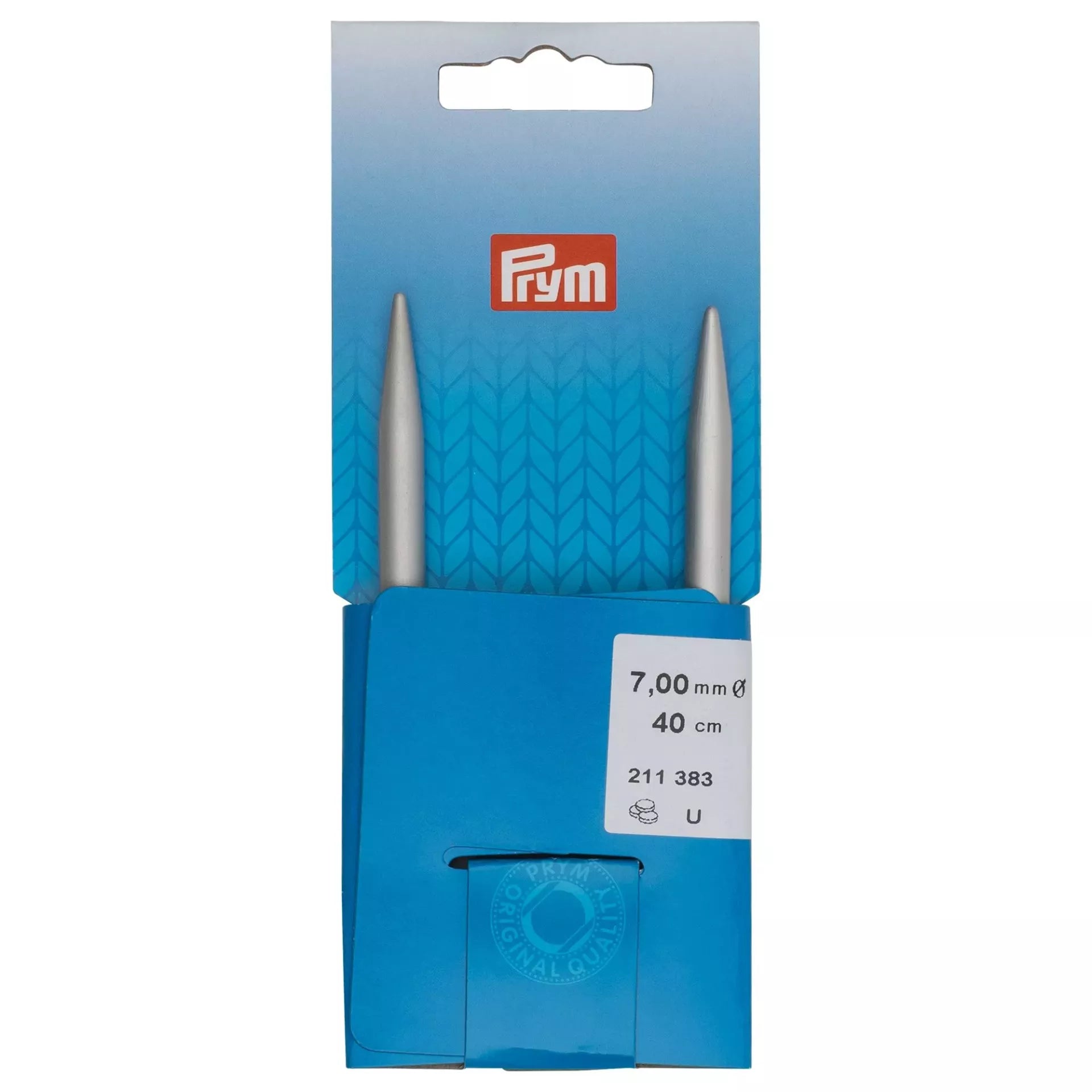 Aiguilles circulaires tricot alu 2 à 10 mm - 40 à 80 cm PRYM, PONY et COSE