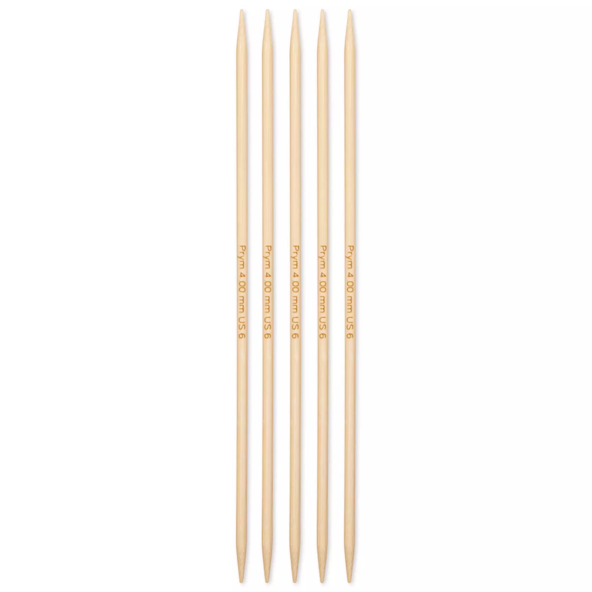 Aiguilles tricot 2 pointes bambou 20 cm PRYM