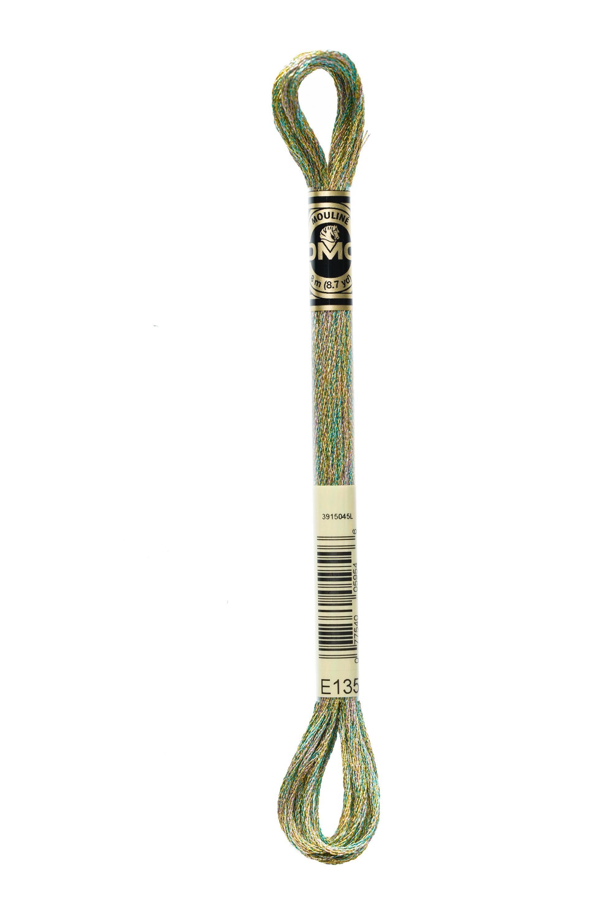 Fil À Broder Mouliné Effet Lumière Dmc