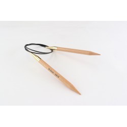 Aiguilles circulaires bois Basix Beech 10 mm (de 60 à 100 cm) Knit Pro