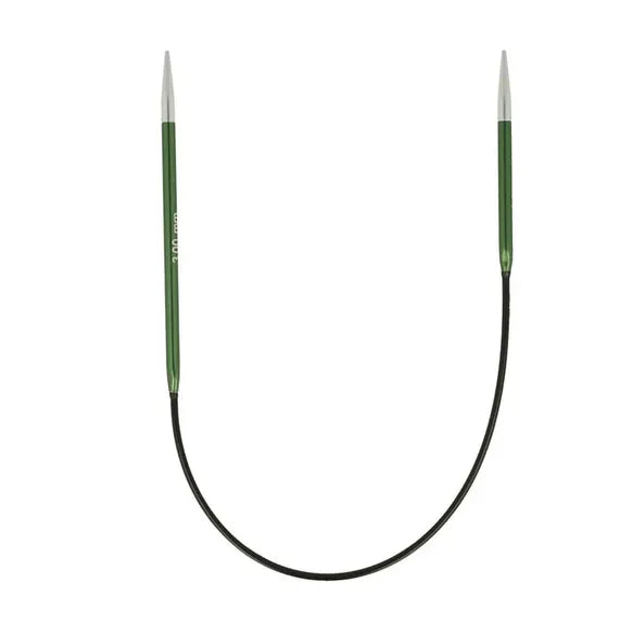 Aiguilles circulaires métal Zing 3 mm (de 25 à 120 cm) KNIT PRO