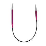 Aiguilles circulaires métal Zing 5 mm (de 25 à 120 cm) KNIT PRO