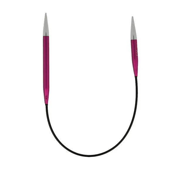 Aiguilles circulaires métal Zing 5 mm (de 25 à 120 cm) KNIT PRO