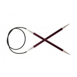 Aiguilles circulaires métal Zing 6 mm (de 40 à 100 cm) KNIT PRO