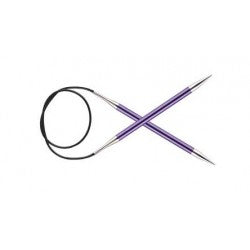 Aiguilles circulaires métal Zing 7 mm (de 40 à 100 cm) KNIT PRO