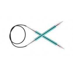 Aiguilles circulaires métal Zing 8 mm (de 40 à 100 cm) KNIT PRO