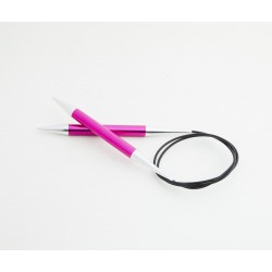 Aiguilles circulaires métal Zing 10 mm (de 60 à 100 cm) KNIT PRO