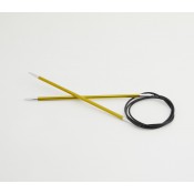 Aiguilles circulaires métal Zing 3,5 mm (de 25 à 120 cm) KNIT PRO