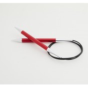 Aiguilles circulaires métal Zing 9 mm (de 60 à 100 cm) KNIT PRO