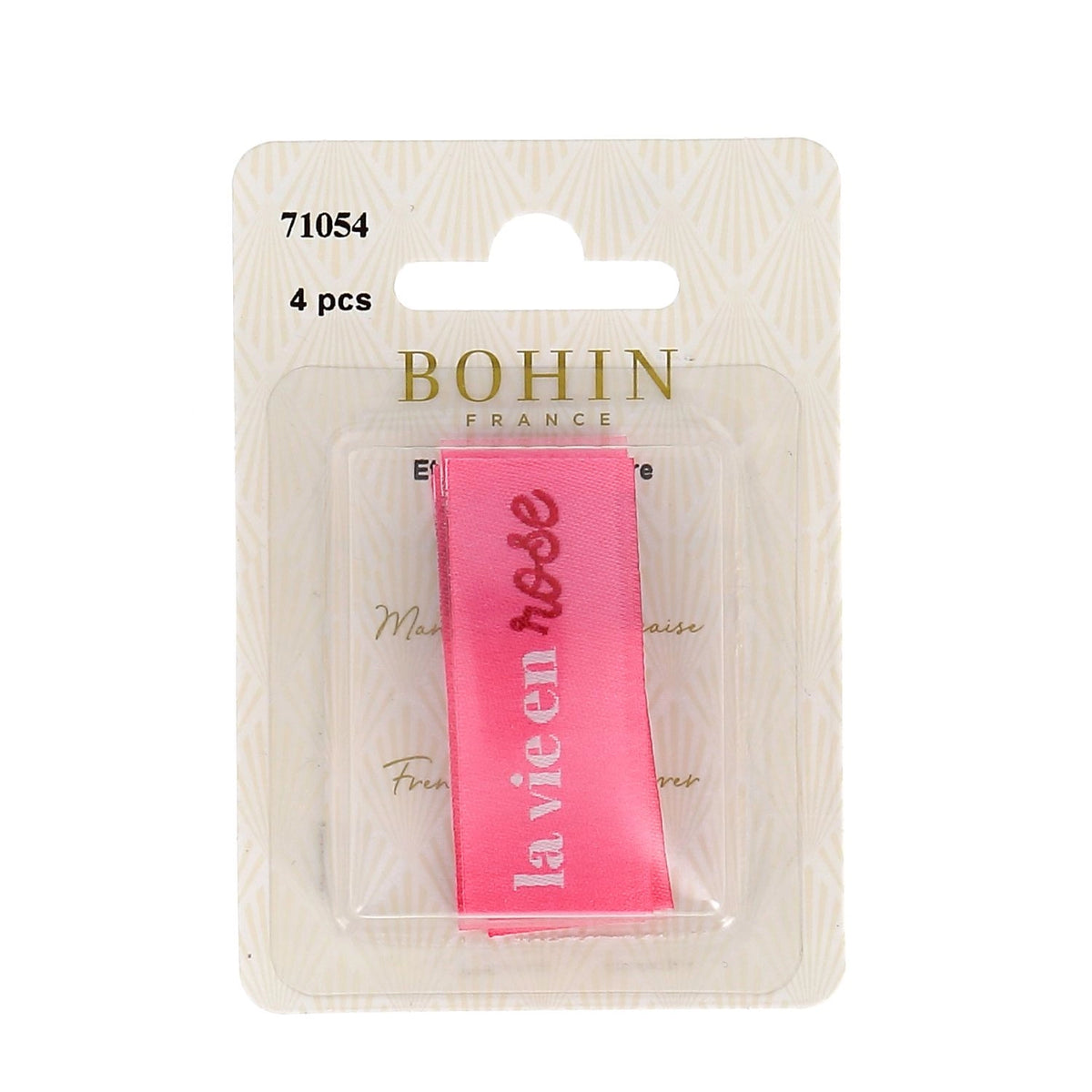 Etiquettes à coudre (blister de 4) BOHIN