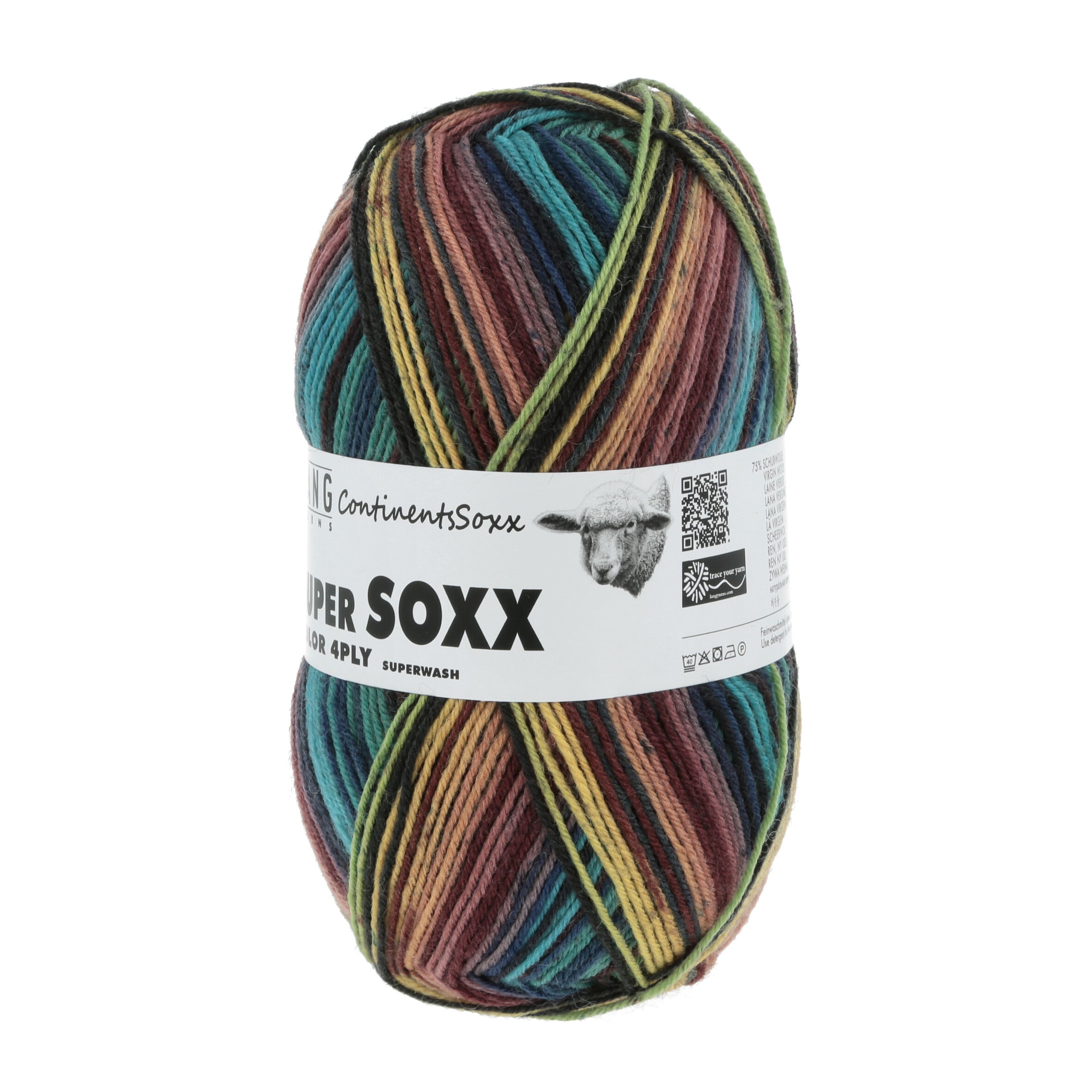 Super soxx color 4-fils LANG YARNS