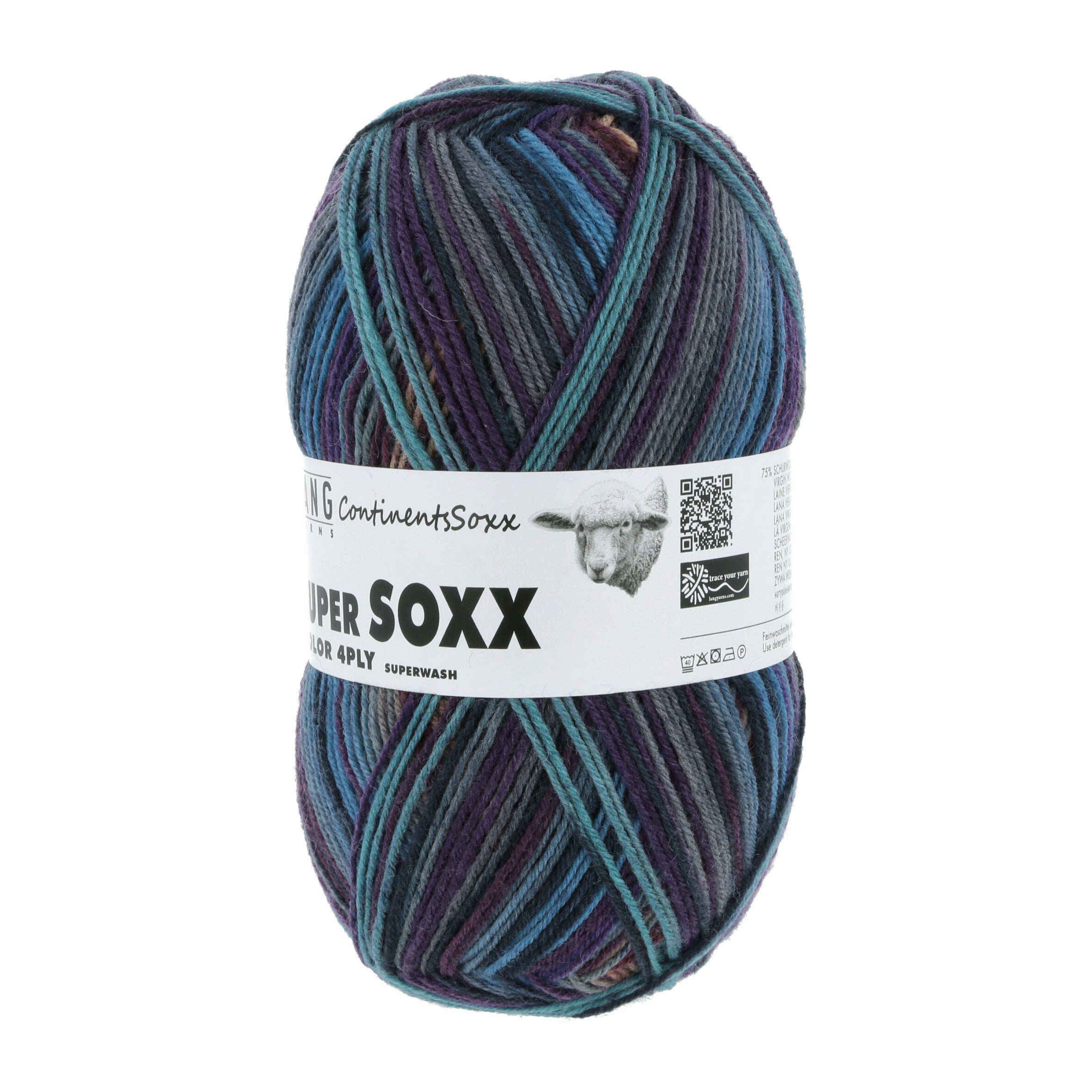 Super soxx color 4-fils LANG YARNS
