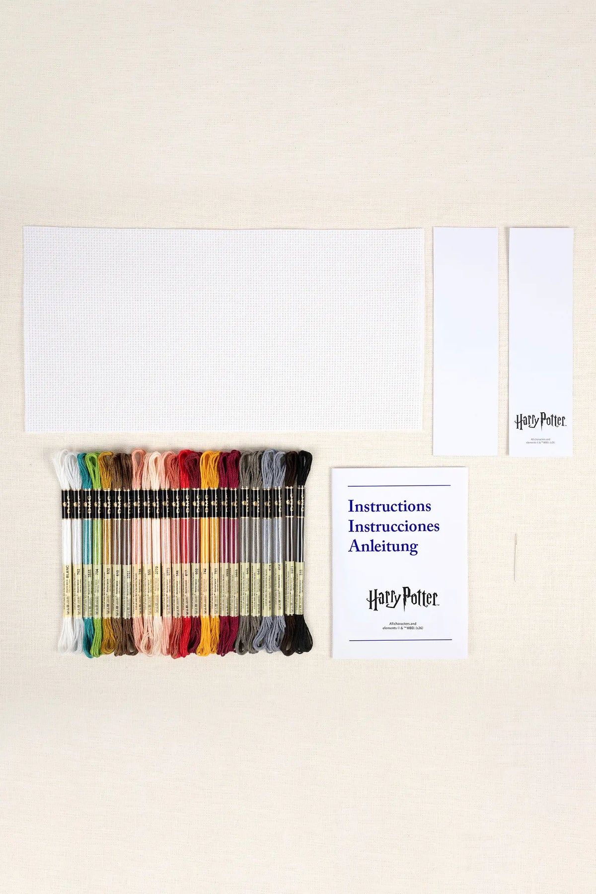Kit Marque-pages au point de croix Harry Potter DMC