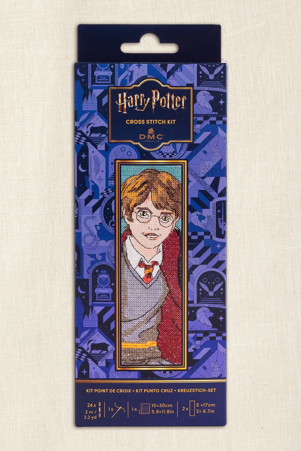 Kit Marque-pages au point de croix Harry Potter DMC