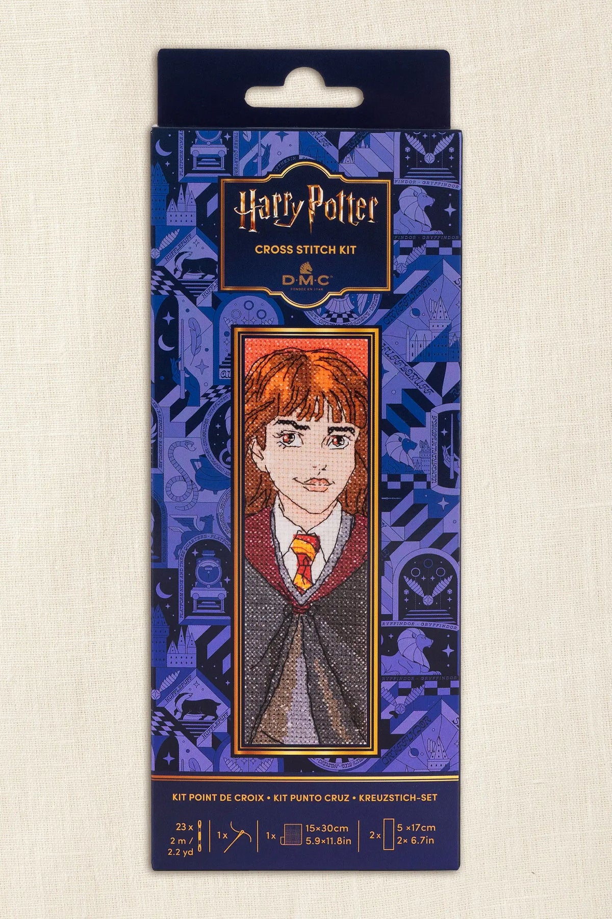 Kit Marque-pages au point de croix Hermione Granger DMC