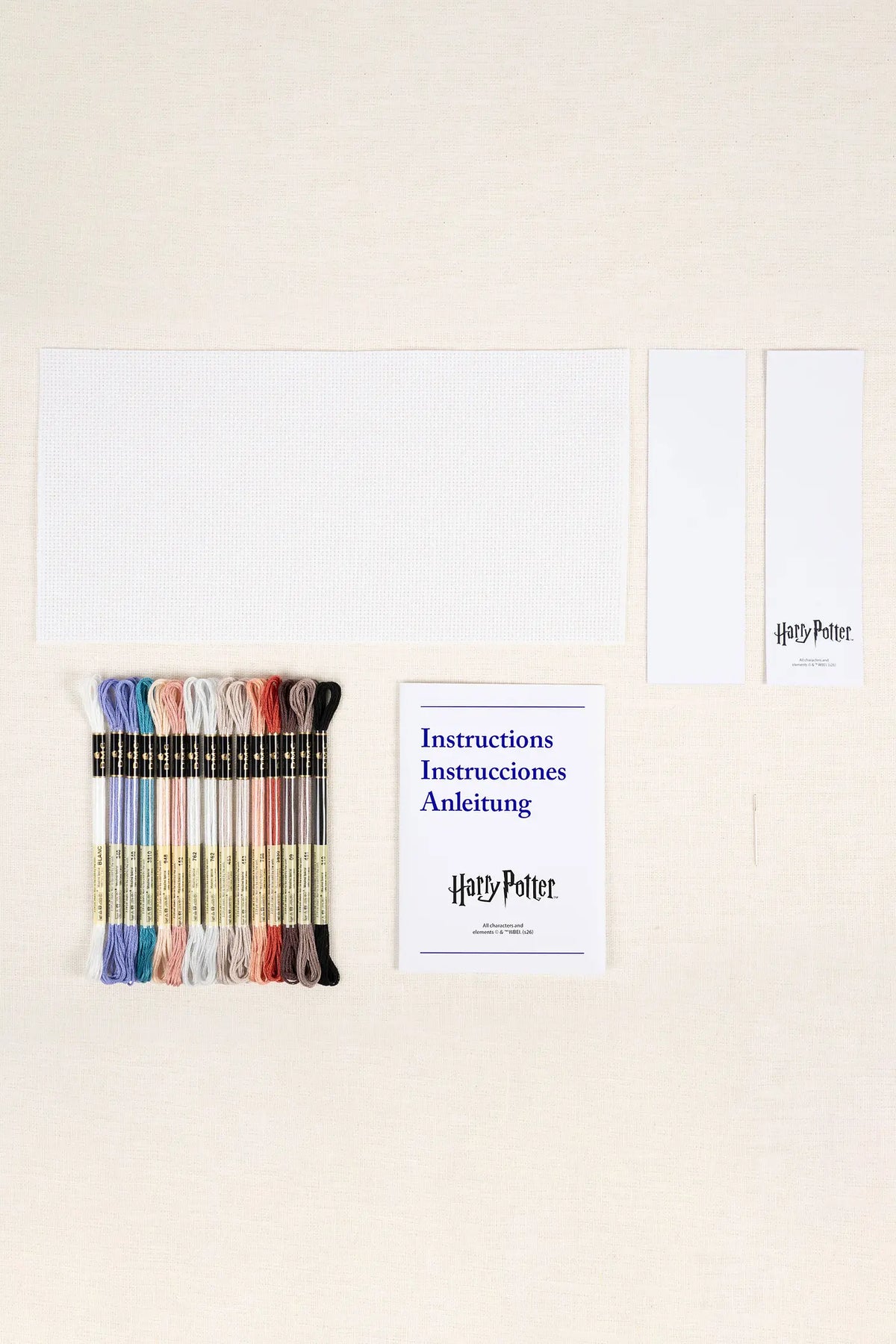 Kit Marque-pages au point de croix Albus Dumbledore DMC