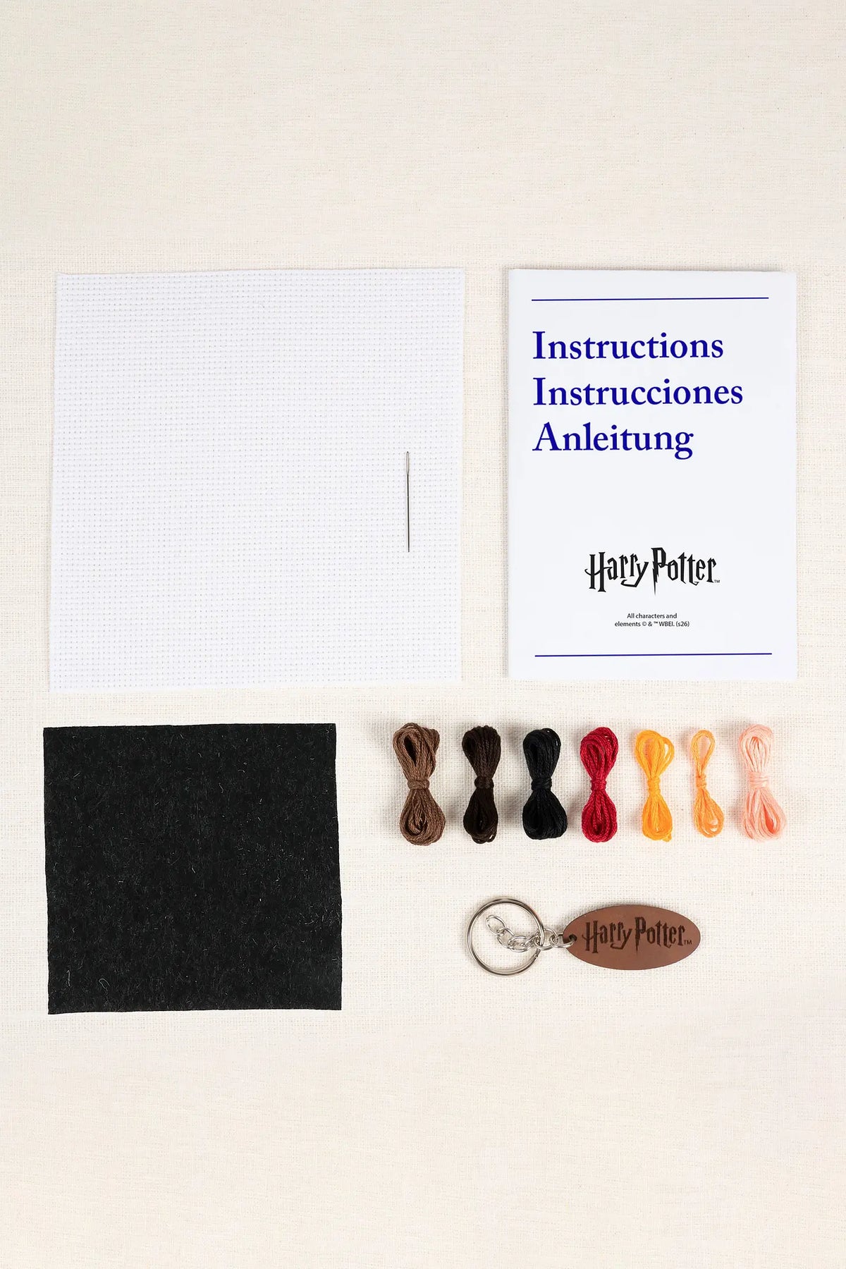 Kit Point de croix porte-clefs Harry Potter DMC