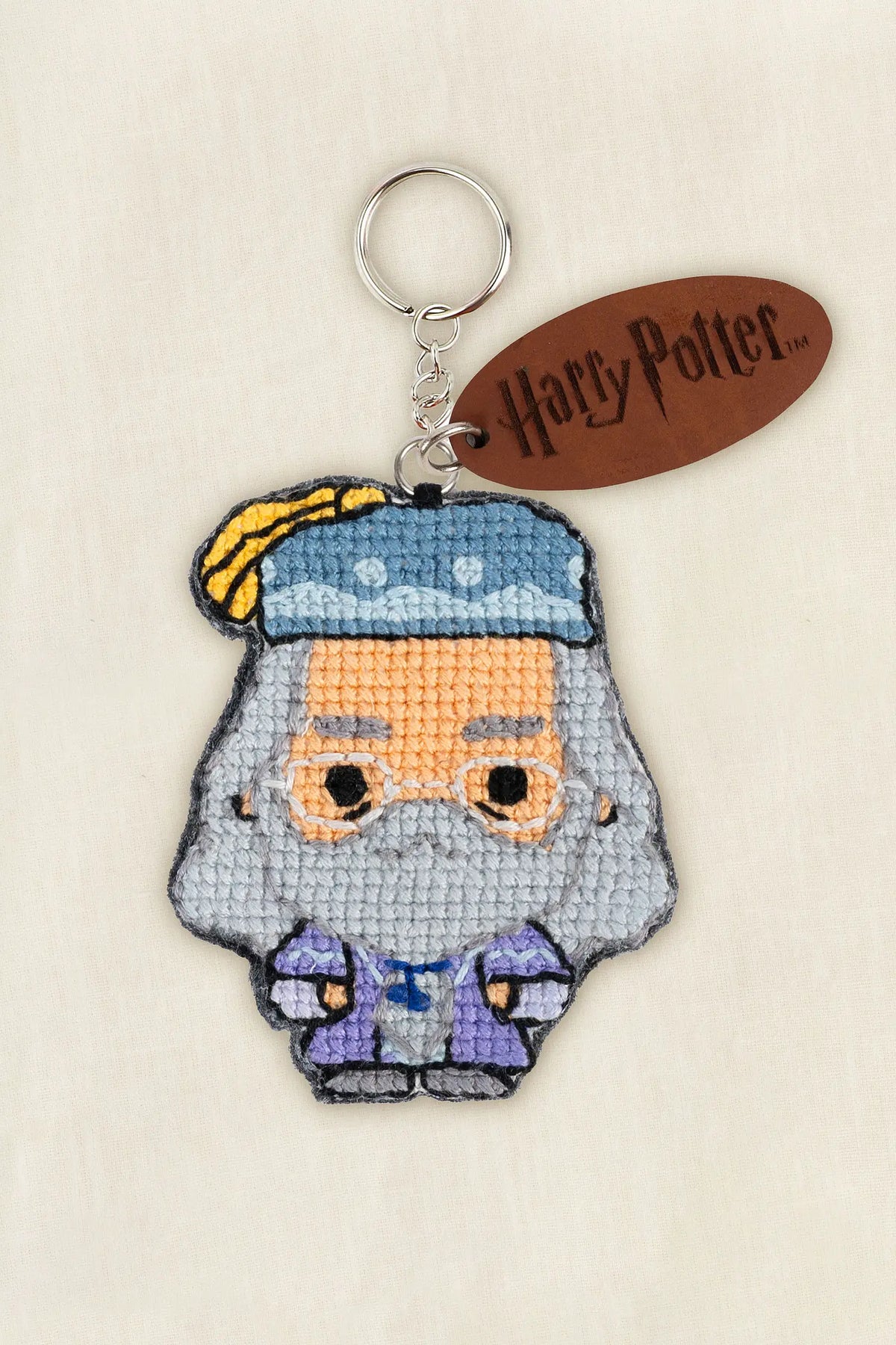 Kit Point de croix porte-clefs Albus Dumbledore DMC