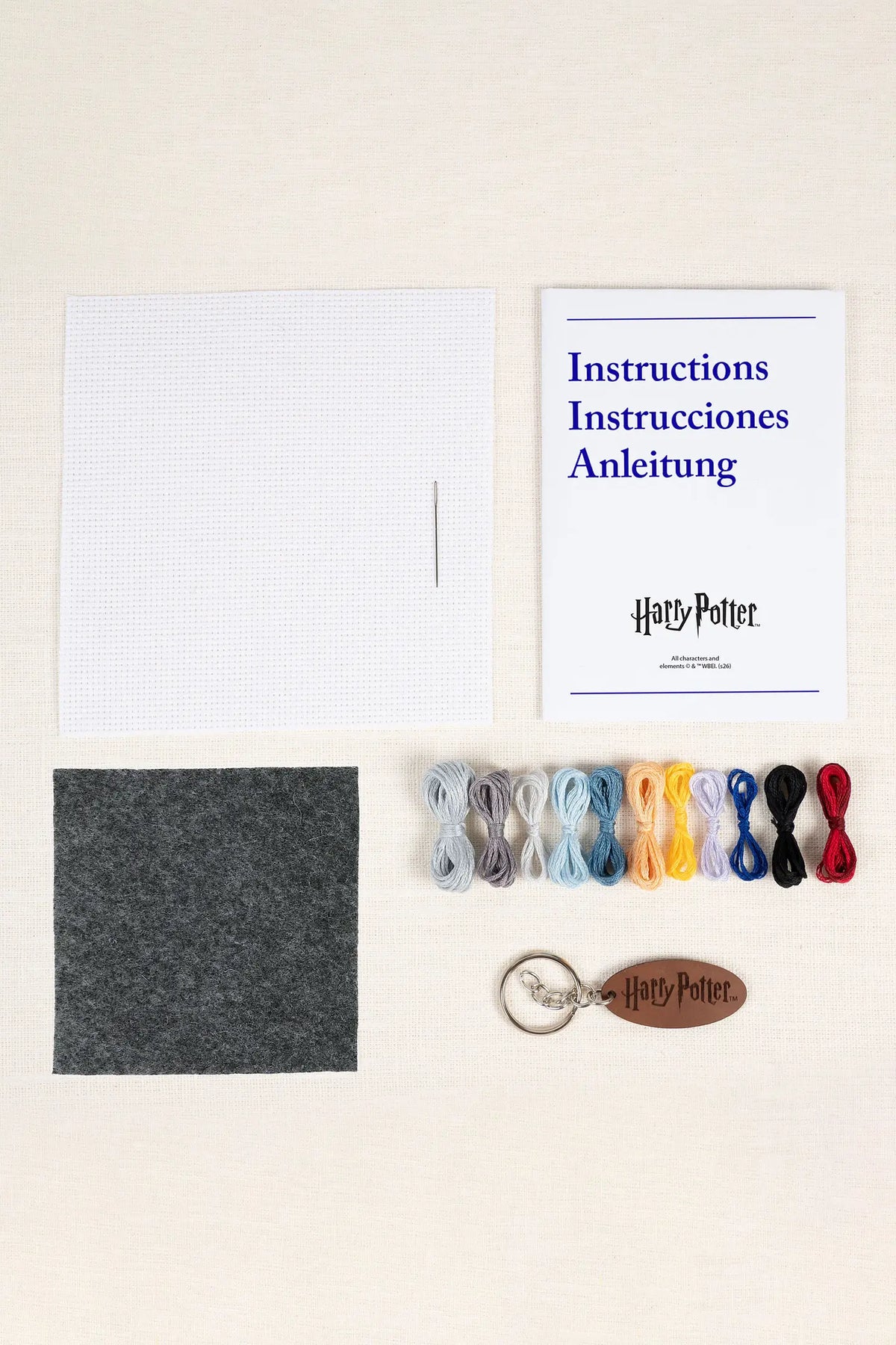 Kit Point de croix porte-clefs Albus Dumbledore DMC