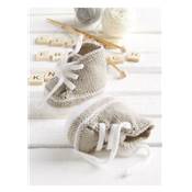Adorables chaussons au tricot naissance à 12 mois