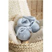 Adorables chaussons au tricot naissance à 12 mois