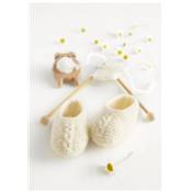 Adorables chaussons au tricot naissance à 12 mois