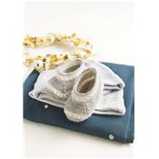 Adorables chaussons au tricot naissance à 12 mois