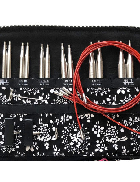 Kit d'aiguilles interchangeables Red Lace Chiaogoo