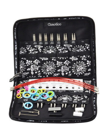 Kit d'aiguilles interchangeables Red Lace Chiaogoo