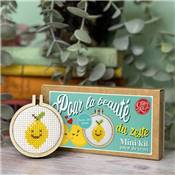 Mini-kit point de croix Pour la beauté du zeste