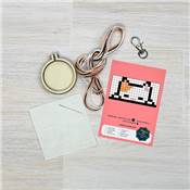 Mini-kit point de croix On est félins pour l'autre