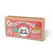 Mini-kit point de croix On est félins pour l'autre