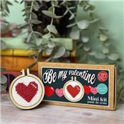 Mini-kit point de croix Be my Valentine
