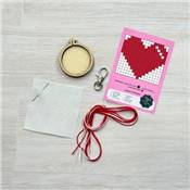 Mini-kit point de croix Be my Valentine