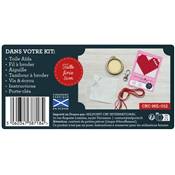 Mini-kit point de croix Be my Valentine