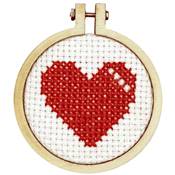 Mini-kit point de croix Be my Valentine