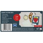 Mini-kit point de croix Pense à ta fraise