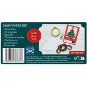 Mini-kit point de croix Mon beau sapin