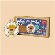 Mini-kit point de croix Sois pas vache