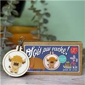 Mini-kit point de croix Sois pas vache