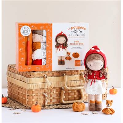 Coffret Les poupées de Lulu au crochet : Lulu dans les bois
