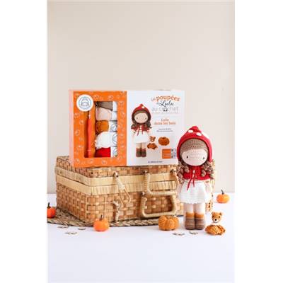 Coffret Les poupées de Lulu au crochet : Lulu dans les bois