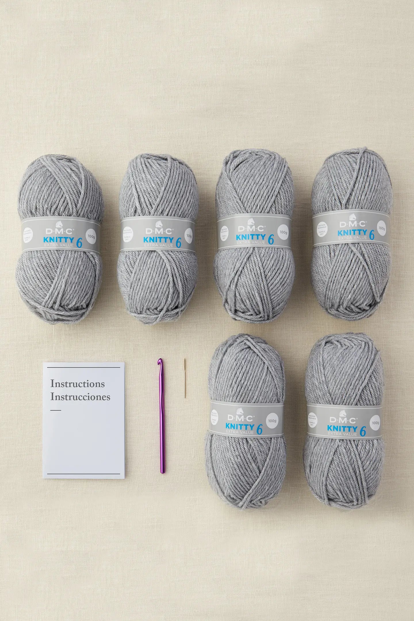 Kit crochet Ma couverture Bien-Être DMC