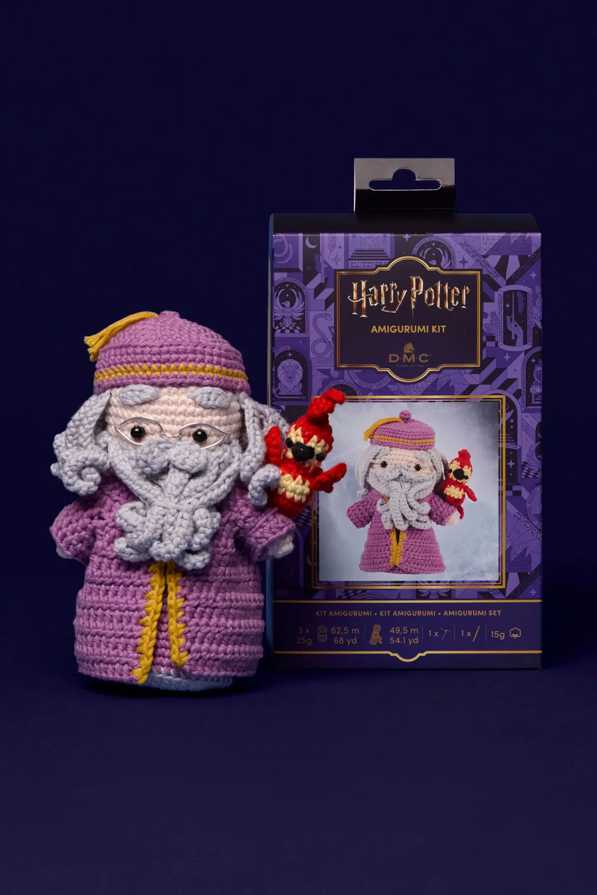 Kit Amigurumi Albus Dumbledore DMC