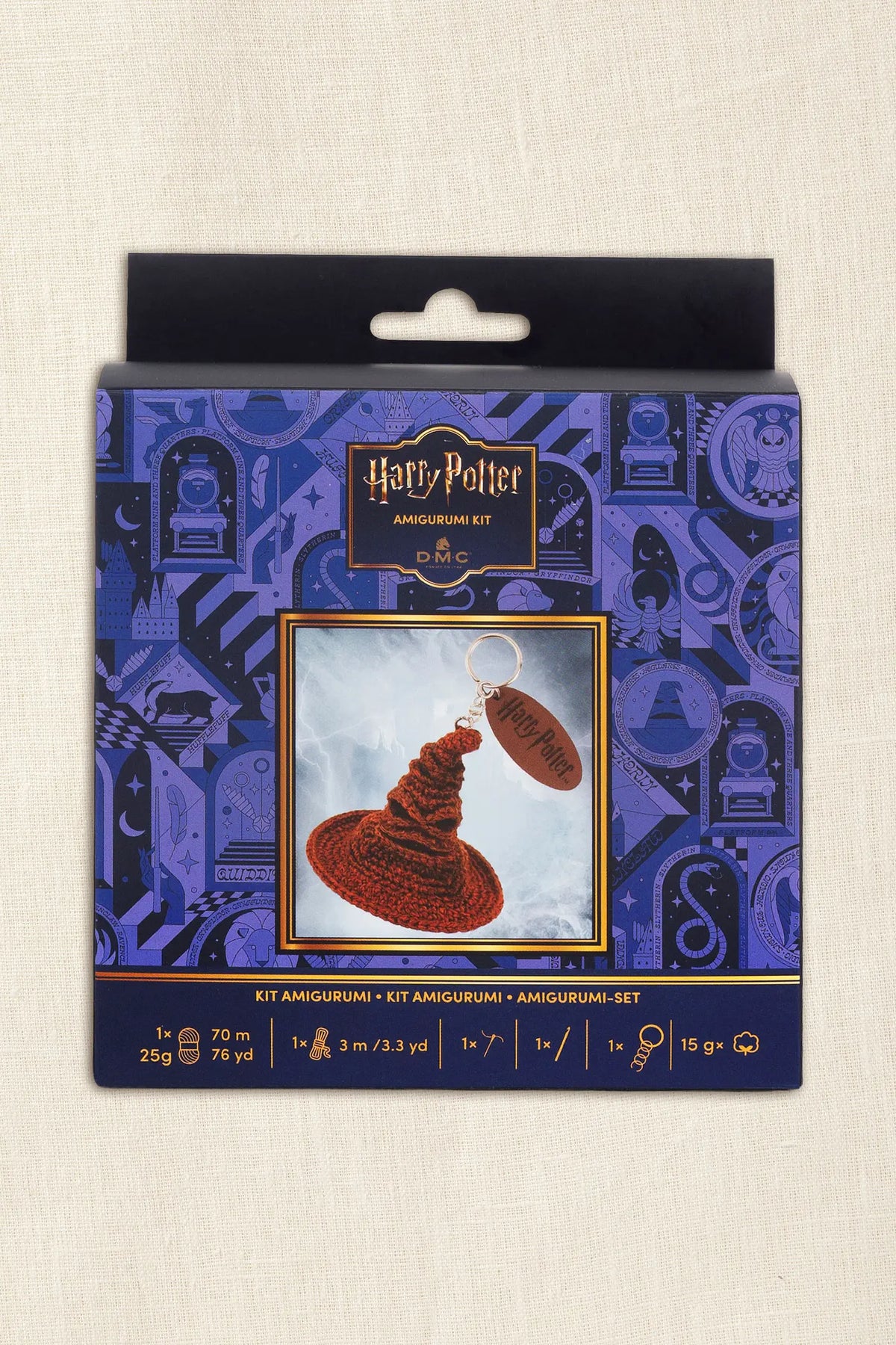 Kit Amigurumi porte-clefs Choixpeau magique DMC