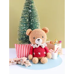 Les boules de Noël Poupées & amigurumis au crochet : L'ourson