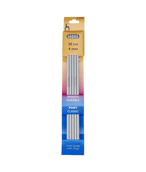 Aiguilles tricot 2 pointes alu 20 cm PRYM ou PONY